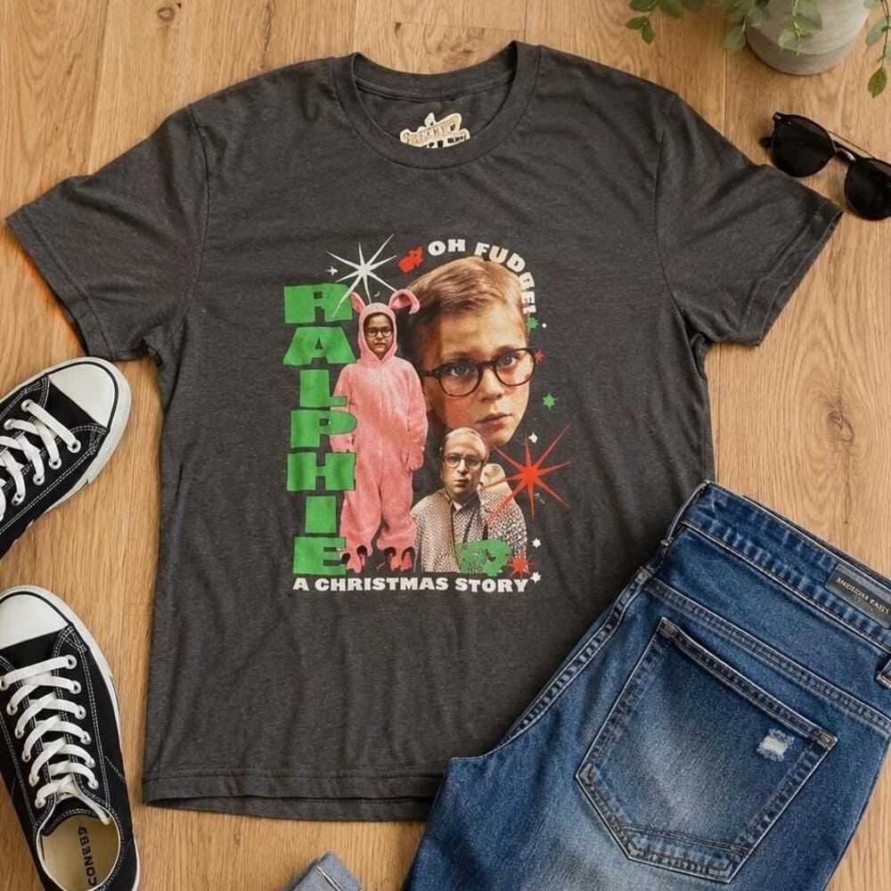 Ralphie “A Christmas Story” Graphic T-Shirt – Funny Retro Christmas Movie Tee –